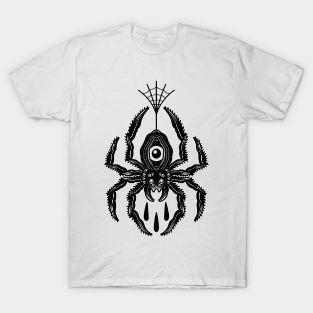 Dark spider T-Shirt by Sadhakaya